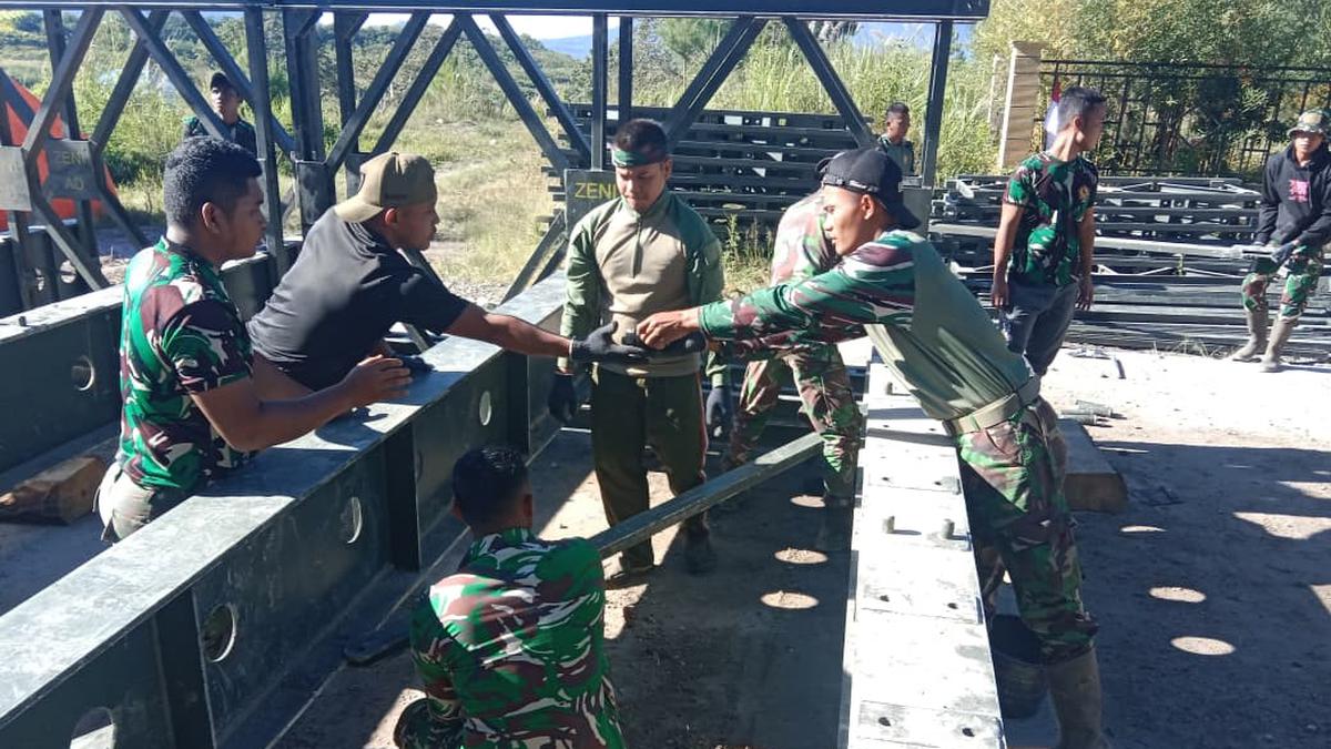 Progres Pembangunan Jembatan Darurat di Aceh Capai 91%